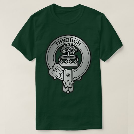 T-shirt Clan Crest Tartan 3 (Design devant)