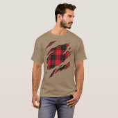 T-shirt Clan Cunningham Tartan Effets Plaid (Devant entier)
