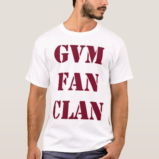 T-SHIRT CLAN DE FAN DE GVM (Devant)