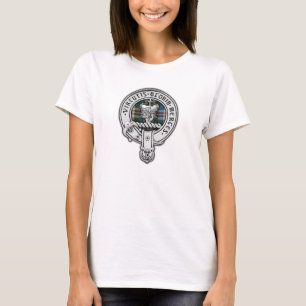 T-shirt Clan Donnachaidh (Robertson) Crest & Dress Tartan
