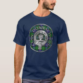 T-shirt Clan Donnachaidh /Robertson Crest & Hunting Tartan (Devant)