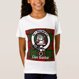 T-Shirt Clan Dunbar Tartan & Crest Badge