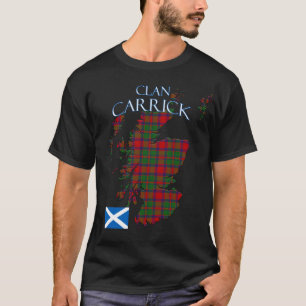 T-shirt Clan écossais Carrick Tartan Écosse