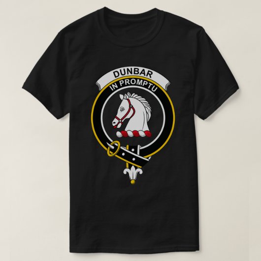 T-shirt Clan écossais de Dunbar Crest (Design devant)
