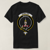 T-shirt Clan écossais de Dunlop Crest (Design devant)