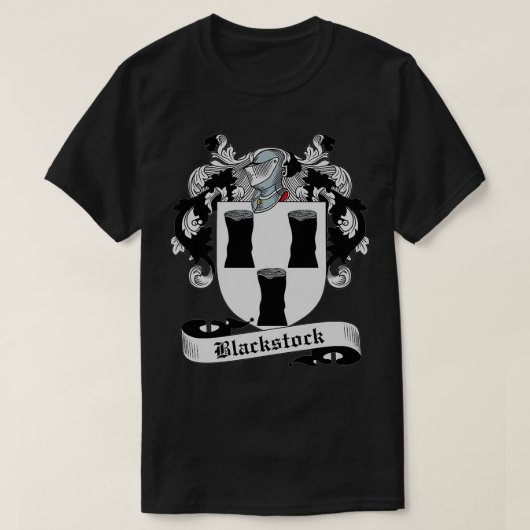 T-shirt Clan écossais de la crête de Blackstock (Design devant)