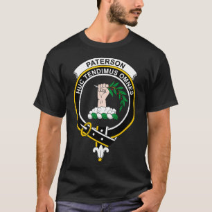 T-shirt Clan écossais de Paterson Crest Tartan