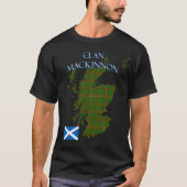 T-shirt Clan écossais MacKinnon Tartan Écosse (Devant)