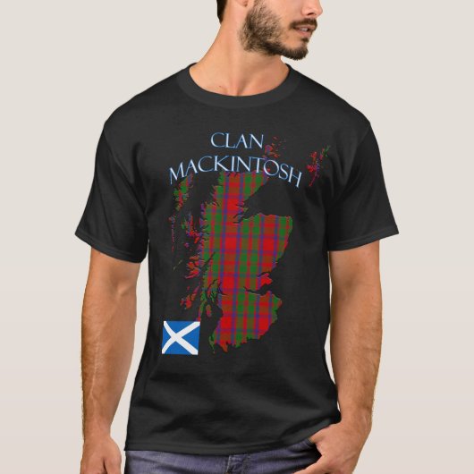 T-shirt Clan écossais MacKintosh Tartan Écosse (Devant)