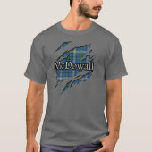 T-shirt Clan écossais McDowall MacDowall Tartan Spirit (Devant)