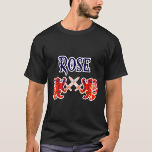 T-shirt Clan écossais rose Kilt Lion Nom de famille Tan