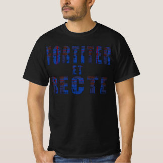 T-shirt Clan Elliot Motto, Fortiter et Recte, Elliott 