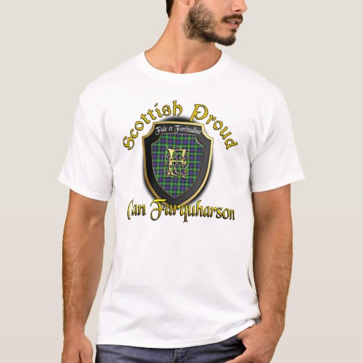 T-shirt Clan Farquharson Chemises écossaises fières (Devant)