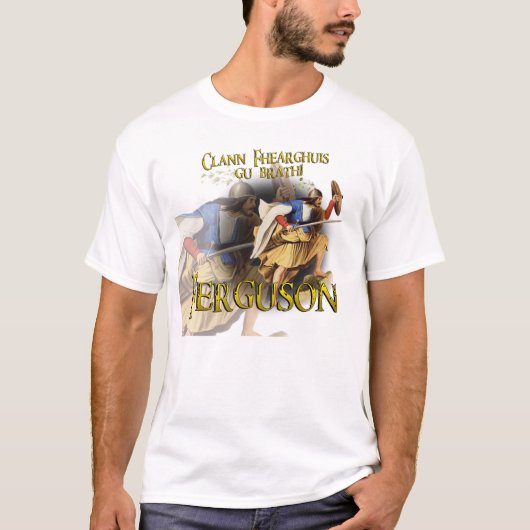 T-shirt Clan Ferguson Highland (Devant)