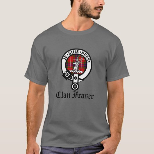 T-shirt Clan Fraser Crest Badge Cutout (Devant)
