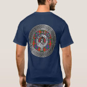 T-shirt Clan Fraser Crest & Tartan Knot (Dos)