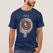 T-shirt Clan Hay Crest & Tartan (Devant)