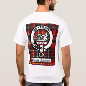 T-shirt Clan Innes Crest Badge & Tartan (Dos)