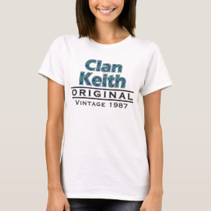 T-shirt Clan Keith Personnaliser Vintage Votre anniversair