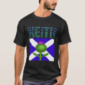 T-shirt Clan Keith Tartan Scottish Nom de famille Scotland (Devant)