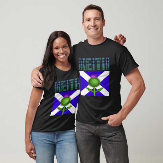 T-shirt Clan Keith Tartan Scottish Nom de famille Scotland (Unisexe)