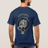 T-shirt Clan Kennedy Crest & Dress Tartan (Dos)