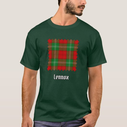 T-shirt Clan Lennox Tartan (Devant)