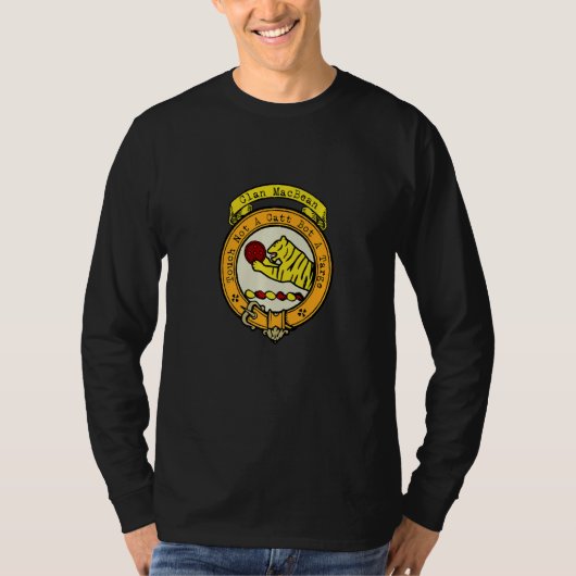 T-shirt Clan MacBean Crête Écossaise (Devant)