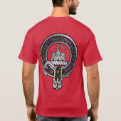 T-shirt Clan MacDonald de Clanranald Crest & Tartan (Dos)