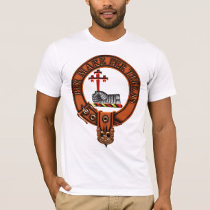 T-shirt Clan MacDonald de crête et de Targe de famille de