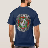T-shirt Clan MacGregor Crest et Tartan Knot (Dos)