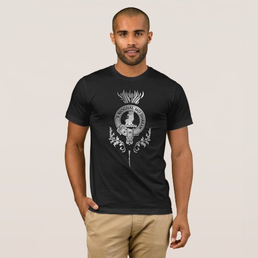 T-shirt Clan MacGregor Thistle Crest (Devant entier)