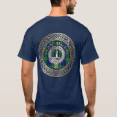 T-shirt Clan MacKay Crest & Tartan Knot (Dos)