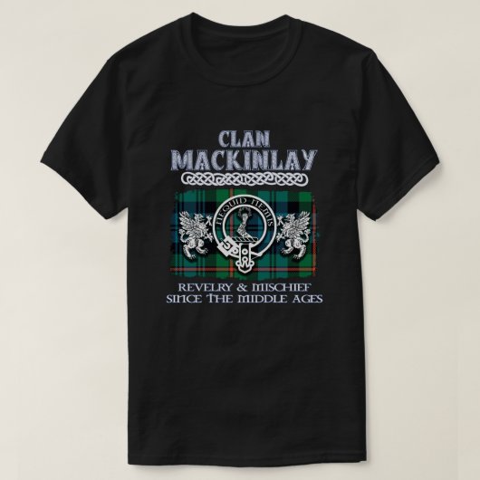 T-shirt Clan MacKinlay crête Clans écossais surna écossais (Design devant)