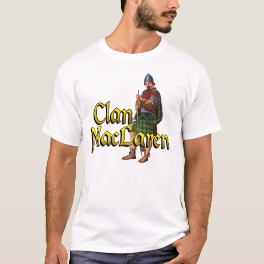 T-shirt Clan MacLaren Highland Games Shirts (Devant)