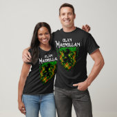 T-shirt Clan MacMillan Nom de famille Scottish Tartan Lion (Unisexe)