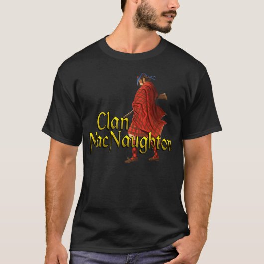 T-shirt Clan MacNaughton Highland Games Shirts (Devant)