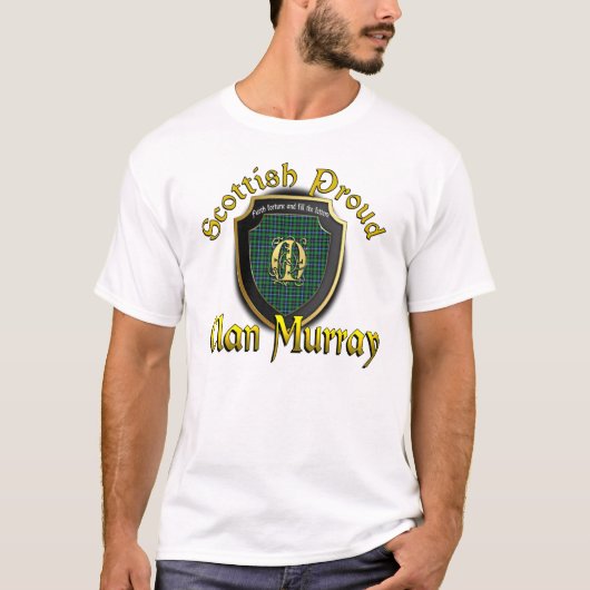 T-shirt Clan Murray Scottish Fier Shirts (Devant)