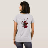 T-shirt Clan Nicolson Femmes (Dos entier)