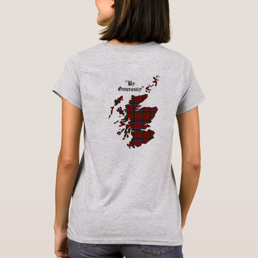 T-shirt Clan Nicolson Femmes (Dos)