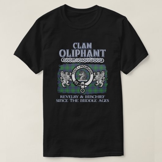 T-shirt Clan Oliphant crête écossaise clans écossais surno (Design devant)