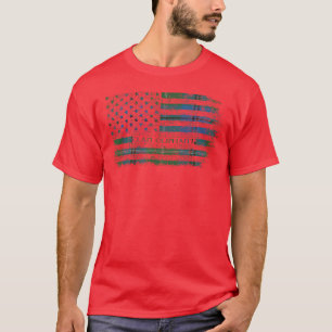 T-shirt Clan Oliphant Scottish tartan drapeau américain ki