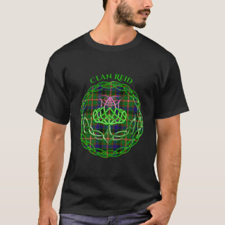 T-shirt Clan Reid Écossais Brun Chardon Celtique