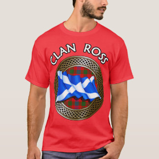 T-shirt Clan Ross Crest Tartan Knot 1