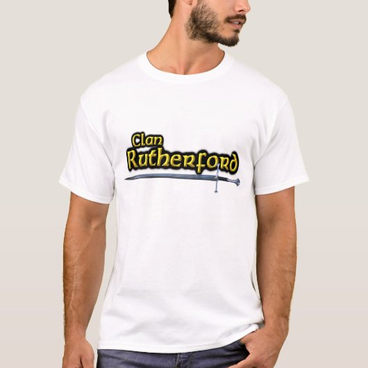 T-shirt Clan Rutherford Inspiré écossais (Devant)