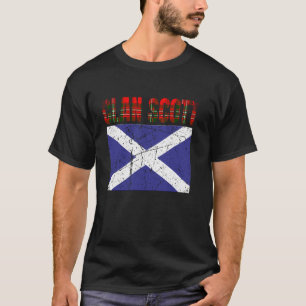 T-shirt Clan Scott Tartan Scottish Nom de famille Scotland