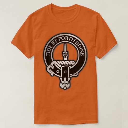 T-shirt Clan Shaw Crest 1 (Design devant)