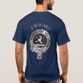 T-shirt Clan Stewart | Stuart de Bute Crest & Tartan (Dos)