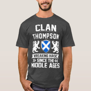 T-shirt Clan THOMPSON écossaise famille écossaise mères éc