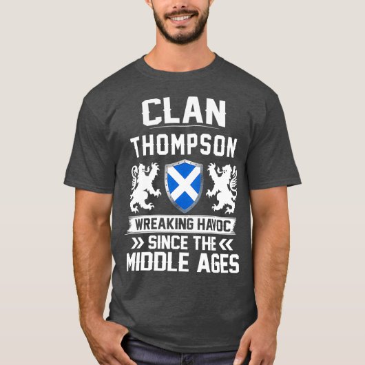 T-shirt Clan THOMPSON écossaise famille écossaise mères éc (Devant)
